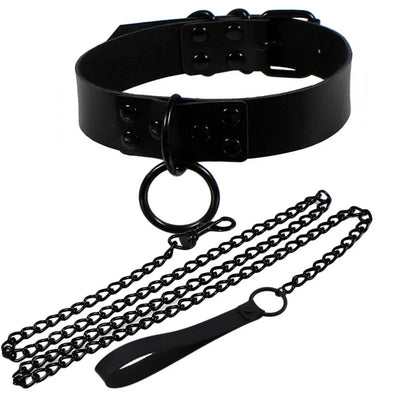 Sexy Spike Punk Collar Leather Choker Necklace Bondage Goth Jewelry Women Party Club Gothic Necklace Accessories Festival Choker