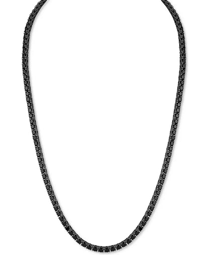 Cubic Zirconia (4Mm) Tennis Necklace 22" (Also in Black Spinel), Created for Macy'S